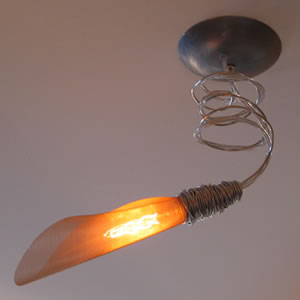 Moderne plafondverlichting.